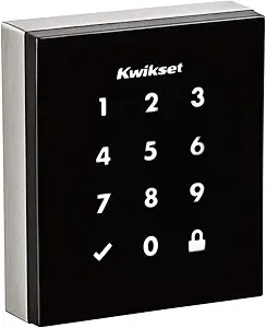Kwikset 99540-001 Obsidian Keyless Entry Door Lock Z-Wave Plus Electronic Touchscreen Deadbolt, Satin Nickel - Amazon.com